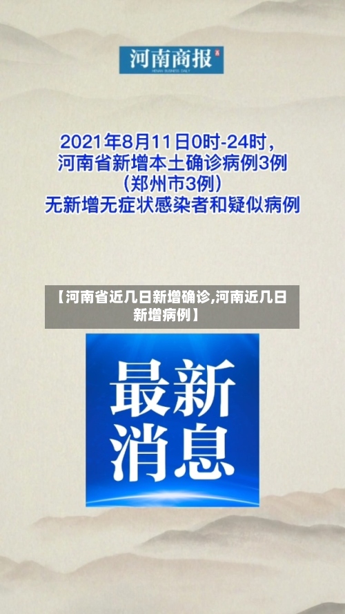 【河南省近几日新增确诊,河南近几日新增病例】-第3张图片