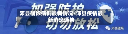 沛县确诊病例最新情况/沛县疫情最新消息通告-第2张图片