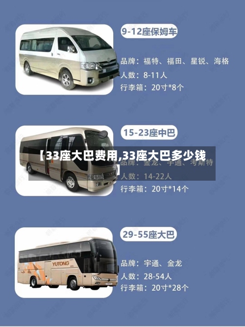 【33座大巴费用,33座大巴多少钱】