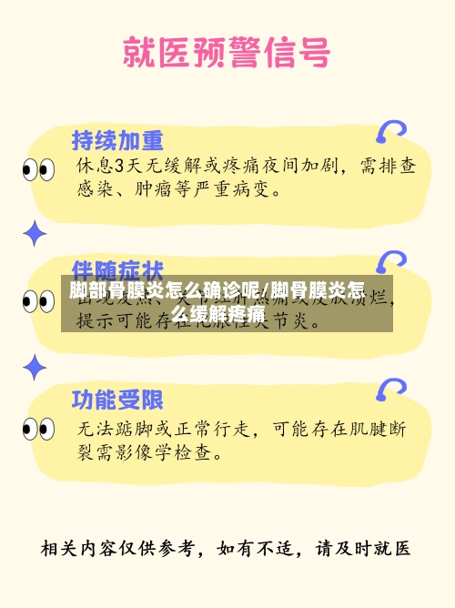 脚部骨膜炎怎么确诊呢/脚骨膜炎怎么缓解疼痛