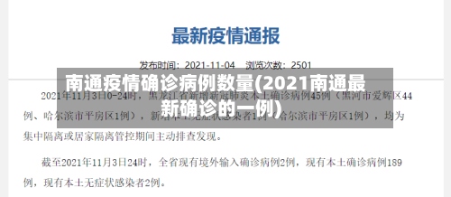 南通疫情确诊病例数量(2021南通最新确诊的一例)