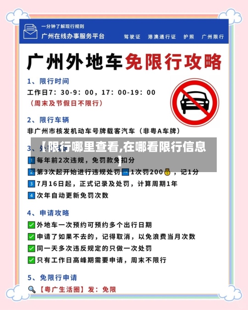 【限行哪里查看,在哪看限行信息】-第2张图片