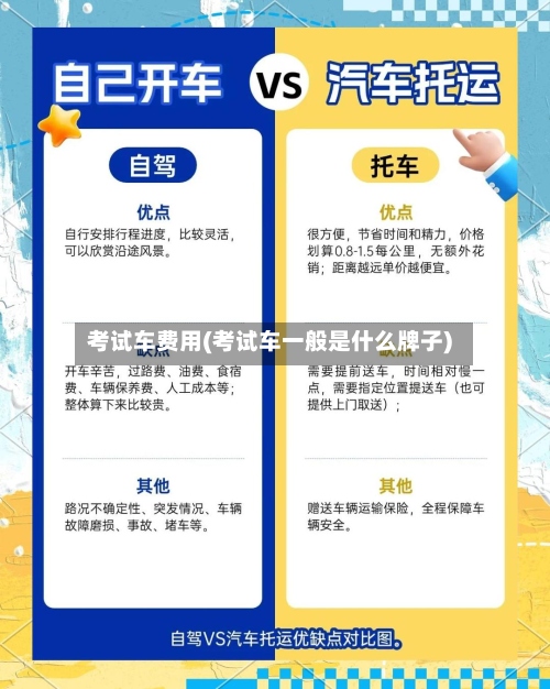 考试车费用(考试车一般是什么牌子)