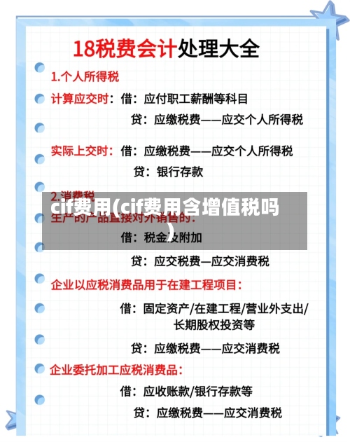 cif费用(cif费用含增值税吗)