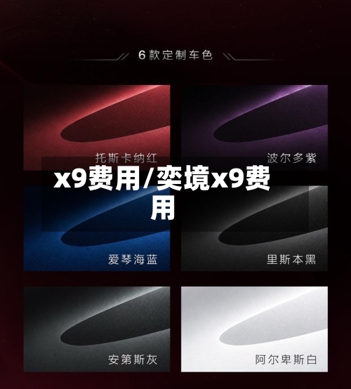 x9费用/奕境x9费用