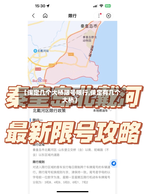 【保定几个大桥限号限行,保定有几个大桥】-第3张图片