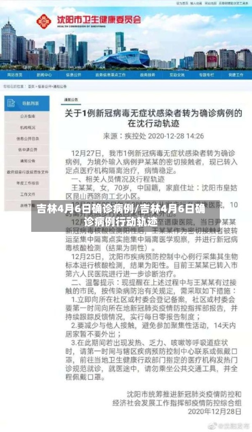 吉林4月6日确诊病例/吉林4月6日确诊病例行动轨迹