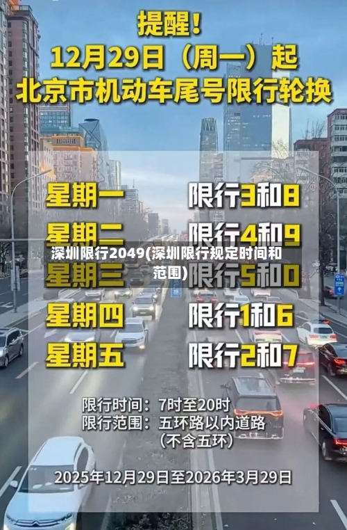 深圳限行2049(深圳限行规定时间和范围)-第2张图片