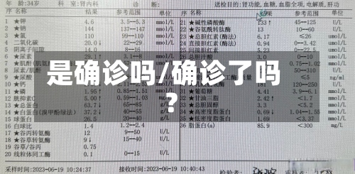 是确诊吗/确诊了吗?-第3张图片