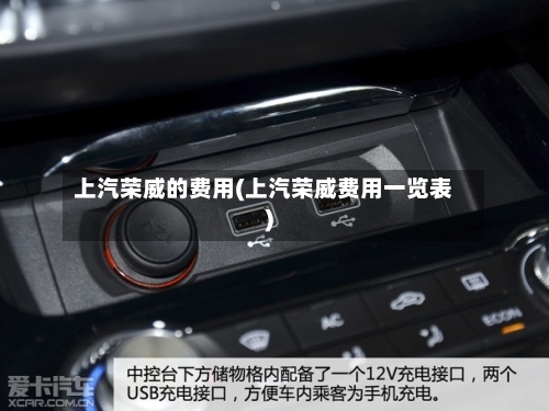 上汽荣威的费用(上汽荣威费用一览表)-第2张图片