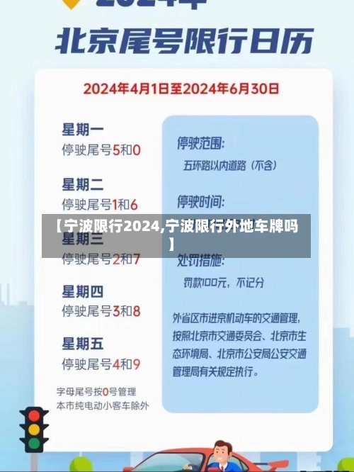 【宁波限行2024,宁波限行外地车牌吗】