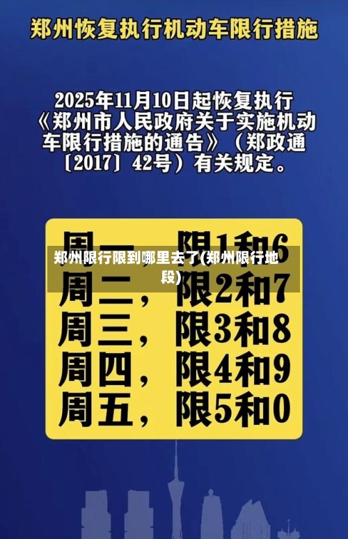 郑州限行限到哪里去了(郑州限行地段)-第3张图片