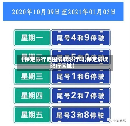 【保定限行范围满城限行吗,保定满城限行区域】