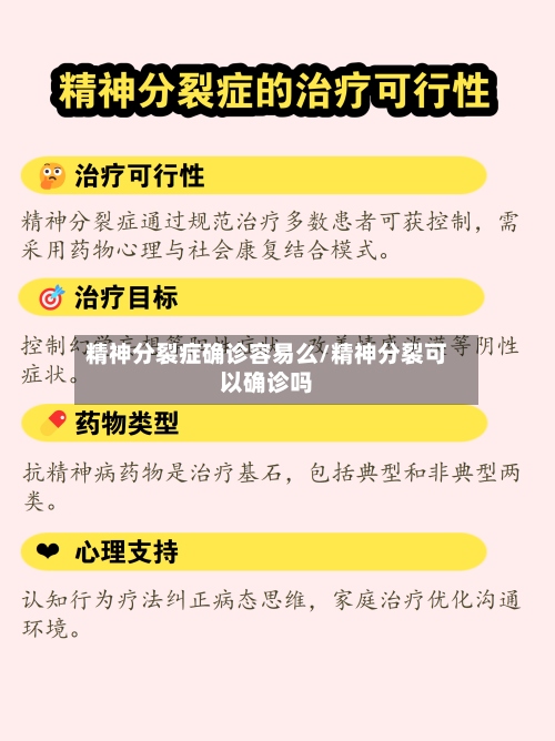 精神分裂症确诊容易么/精神分裂可以确诊吗-第3张图片