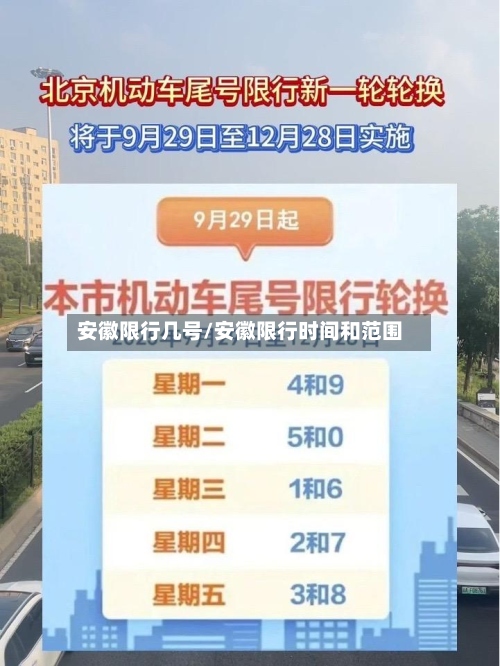 安徽限行几号/安徽限行时间和范围-第2张图片