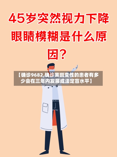 【确诊9682,确诊黄斑变性的患者有多少会在三年内发展成法定盲水平】
