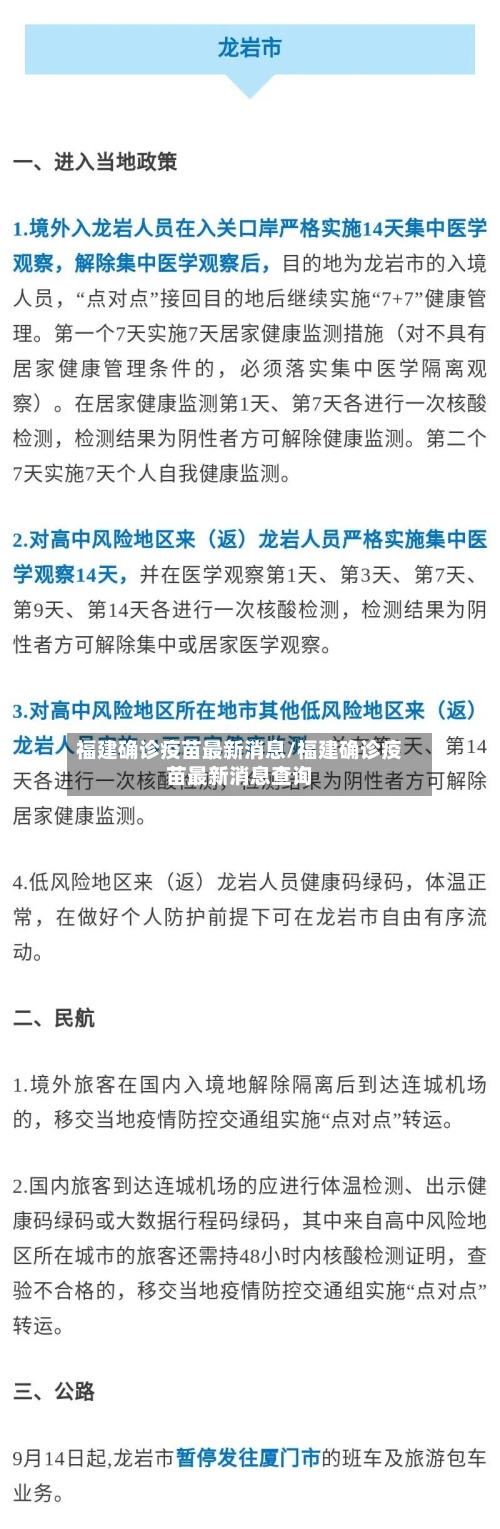 福建确诊疫苗最新消息/福建确诊疫苗最新消息查询-第2张图片