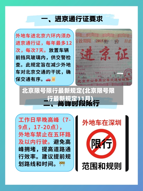 北京限号限行最新规定(北京限号限行最新规定11月)