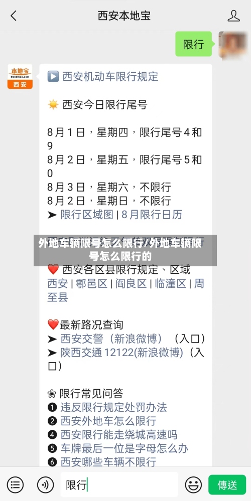 外地车辆限号怎么限行/外地车辆限号怎么限行的