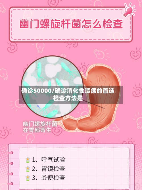 确诊50000/确诊消化性溃疡的首选检查方法是-第2张图片