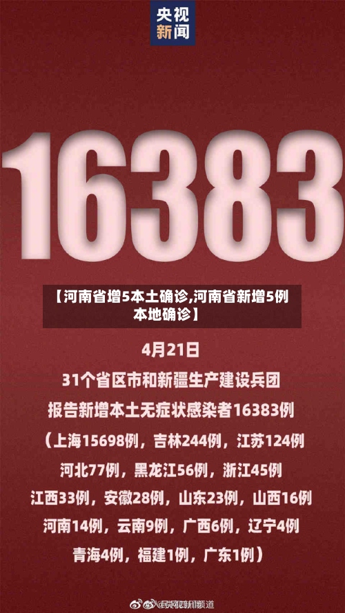 【河南省增5本土确诊,河南省新增5例本地确诊】-第3张图片