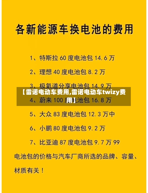【雷诺电动车费用,雷诺电动车twizy费用】