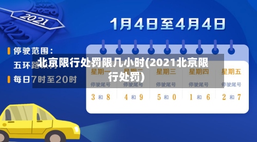 北京限行处罚限几小时(2021北京限行处罚)