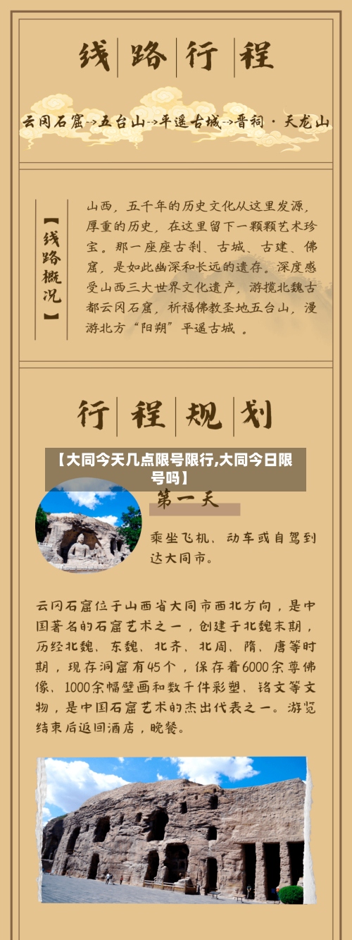 【大同今天几点限号限行,大同今日限号吗】