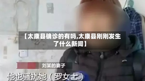 【太康县确诊的有吗,太康县刚刚发生了什么新闻】-第2张图片