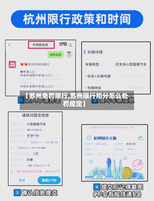 【苏州免罚限行,苏州限行扣分怎么处罚规定】-第2张图片