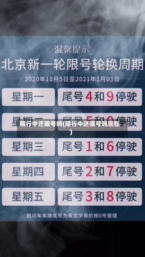限行中还限号吗(限行中还限号吗现在)-第2张图片