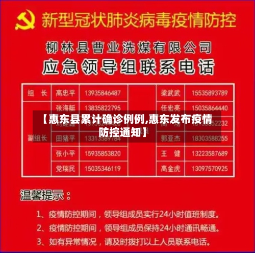 【惠东县累计确诊例例,惠东发布疫情防控通知】-第3张图片
