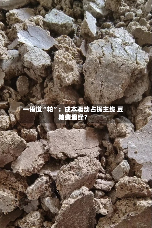 一语道“粕”：成本驱动占据主线 豆粕费用如何演绎？-第1张图片