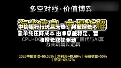 中信银行行长吕天贵：利润增长不靠单纯压降成本 由净息差稳定	、营收增长双轮驱动-第2张图片