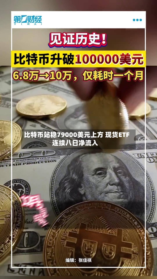 比特币站稳79000美元上方 现货ETF连续八日净流入-第2张图片