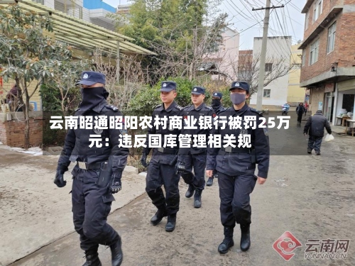云南昭通昭阳农村商业银行被罚25万元:违反国库管理相关规-第3张图片