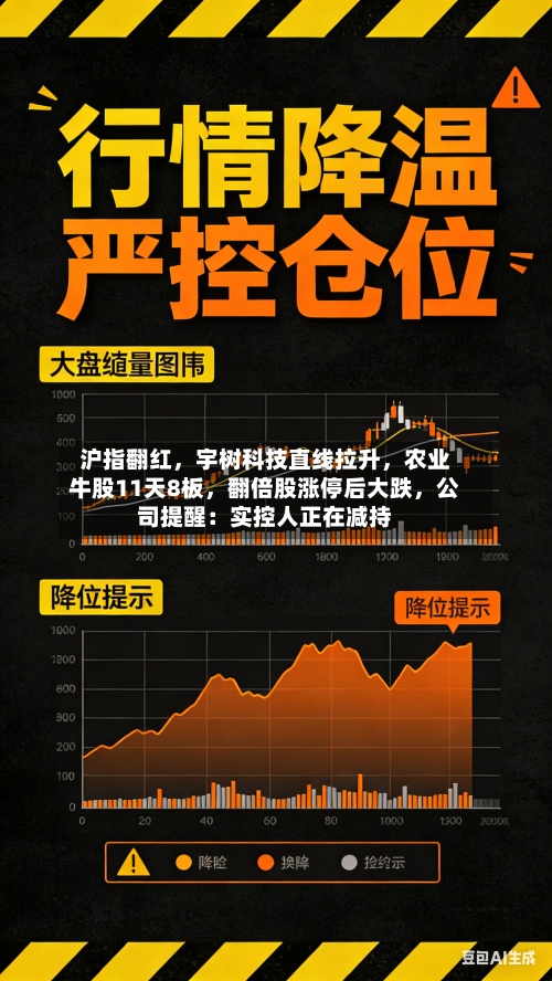 沪指翻红，宇树科技直线拉升，农业牛股11天8板，翻倍股涨停后大跌，公司提醒：实控人正在减持
