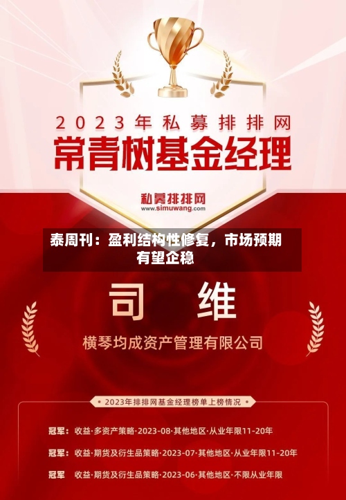 泰周刊：盈利结构性修复，市场预期有望企稳-第2张图片
