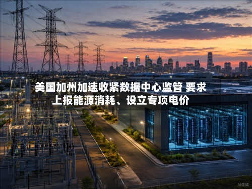 美国加州加速收紧数据中心监管 要求上报能源消耗、设立专项电价