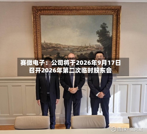 赛微电子：公司将于2026年9月17日召开2026年第二次临时股东会