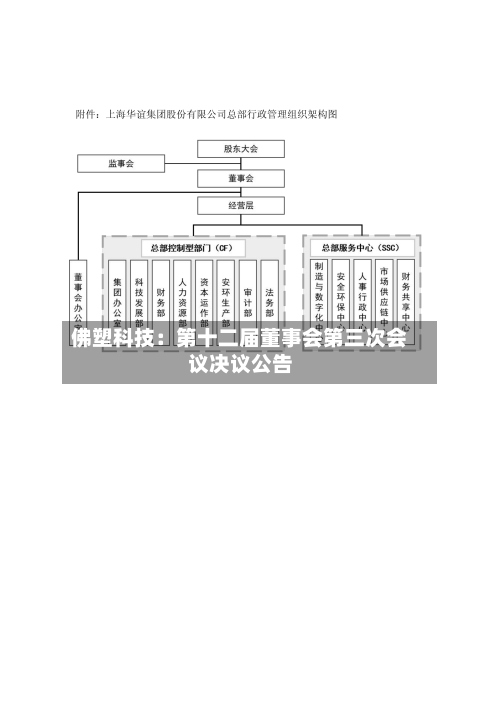 佛塑科技：第十二届董事会第三次会议决议公告
